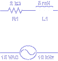 2 k
܀
R1
15 VAC
5 mH
L1
10 kHz