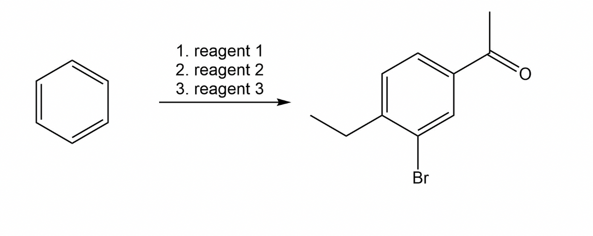 1. reagent 1
2. reagent 2
3. reagent 3
Br