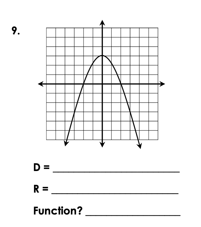 9.
D =
R =
Function?
