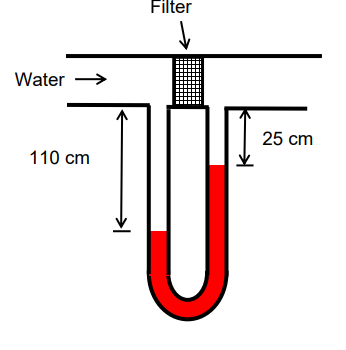 Water
110 cm
Filter
↓
25 cm