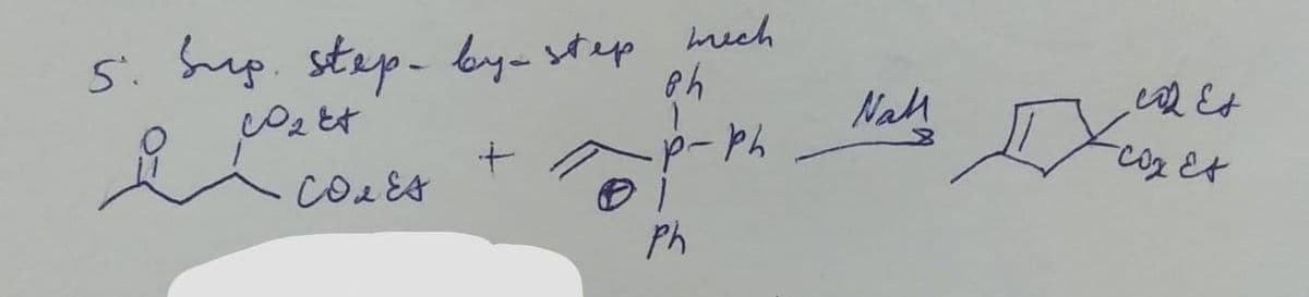 5. Sup step-by-step mech
eh
со 2 ст
Nah
Es
+
P-Ph
Сол
сохт
Ph