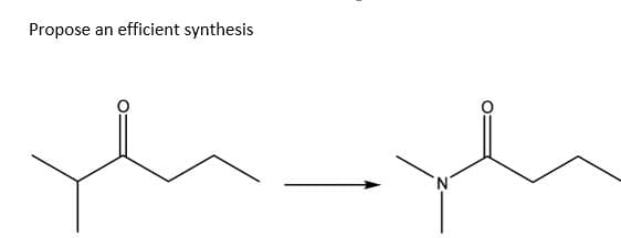 Propose an efficient synthesis
N.
