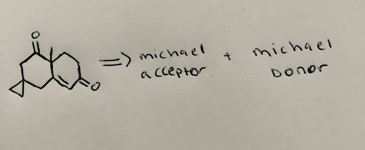 i
=) michael
acceptor
michael
Donor