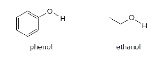 H.
H.
phenol
ethanol
