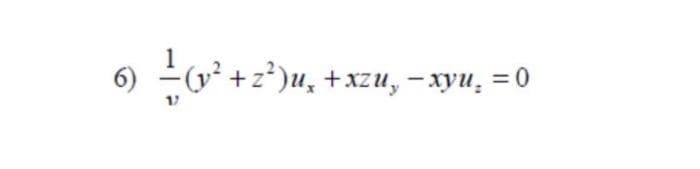 6) = (y² + z²)u₂ +xzu, −xyu¸ = 0