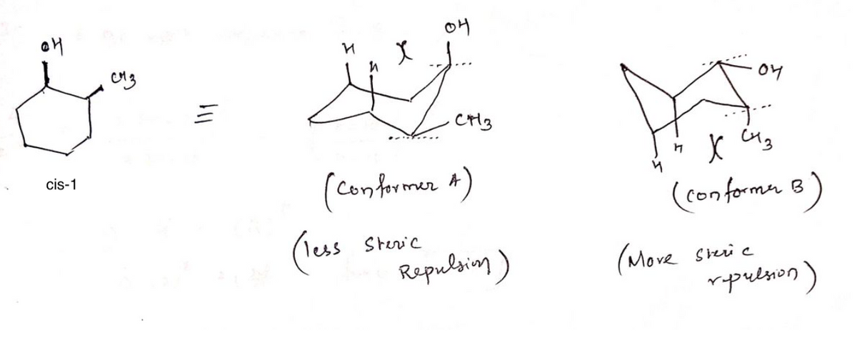 04
04
CH3
cis-1
(Contormer
A)
(conformn 8)
(les
Repulning)
Steric
(Move sterie
rpulnon)

