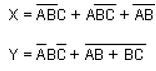 X%3D АВС + АВс + АВ
Y%3D ABC + AB + вс
