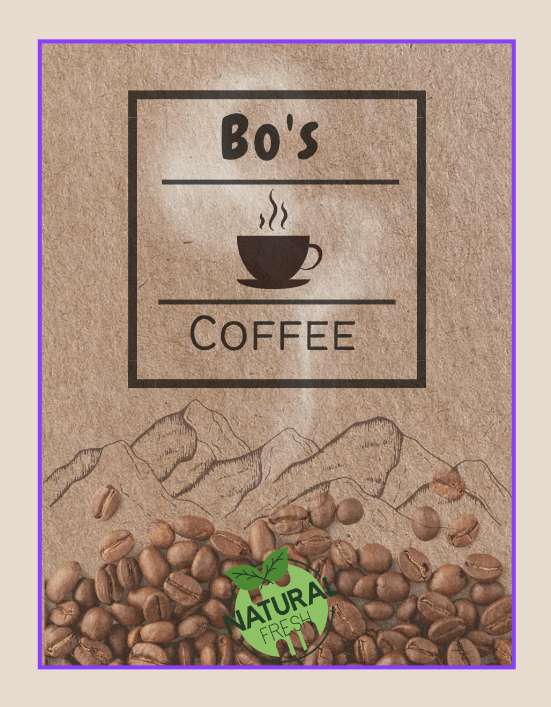 Bo's
>>>
COFFEE
NATURA
FRESH
110