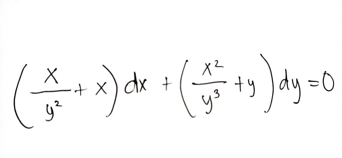 ( = = =+=+ x) dx = (1 +² + y ) d y = 0
+
2
ty
dy
уз