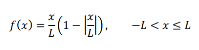 f6) = }(1-H).
х
f(x)
L
-L < x < L
