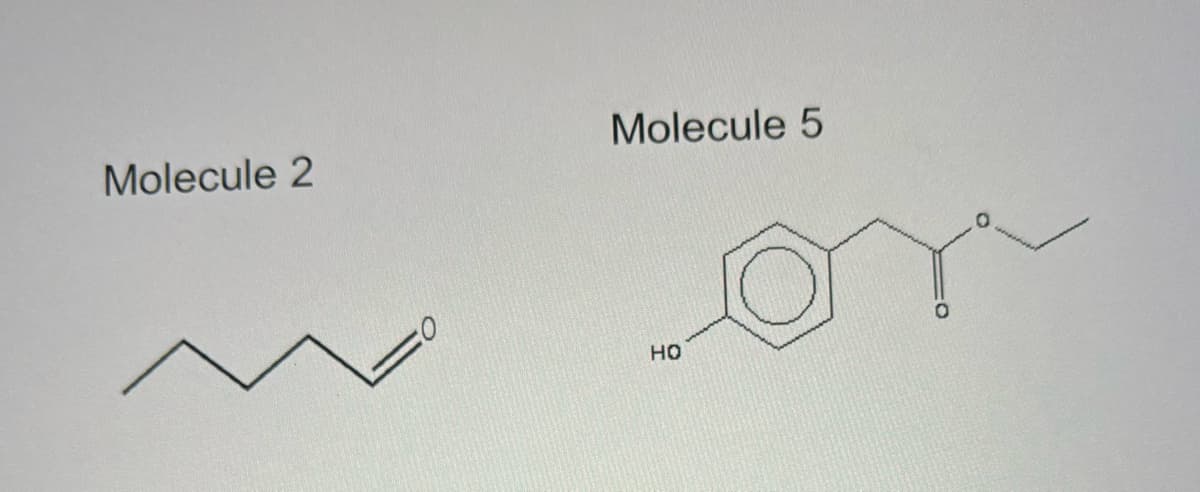 Molecule 2
Molecule 5
HO