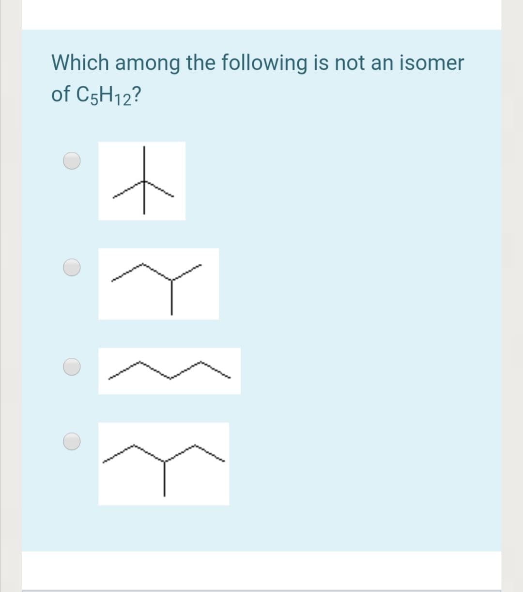 Which among the following is not an isomer
of C5H12?
