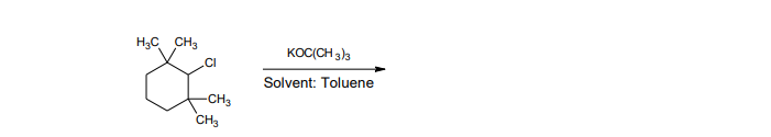 H3C CH3
KOC(CH 3)3
.CI
Solvent: Toluene
CH3
CH3
