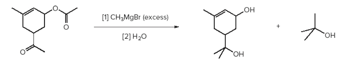 [1] CH3MgBr (excess)
HO
[2] H20
ОН
ОН
