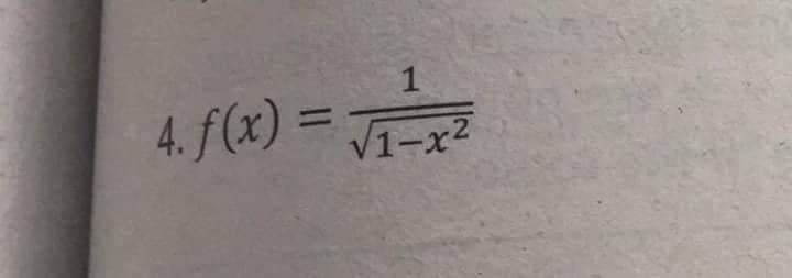 1
4. f(x) = √√₁²x²