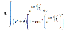 cot
e
dv
3.
(v +9) 1-
cot
-cos
e
