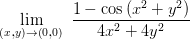 1 cos 2)
4 x2+ 42
lm
zy)-(0,0)
