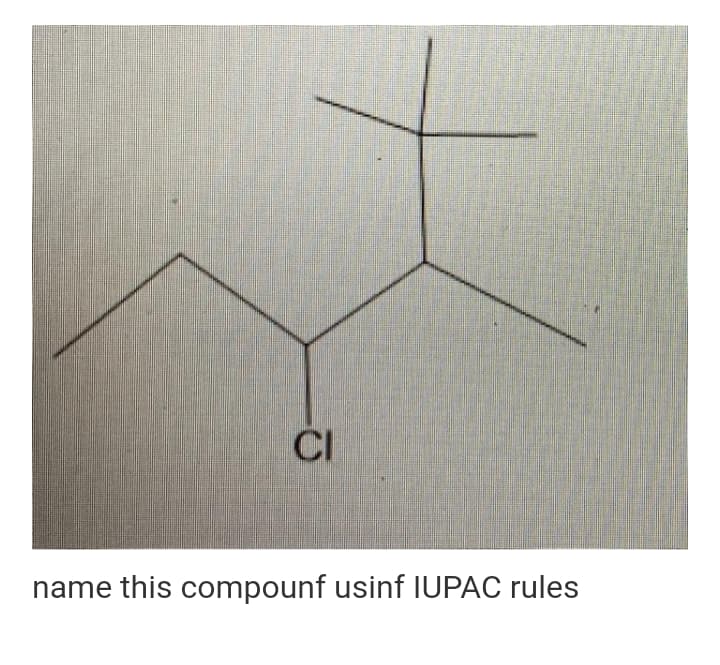 ČI
name this compounf usinf IUPAC rules
