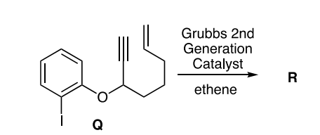 Q
Grubbs 2nd
Generation
Catalyst
ethene
R
