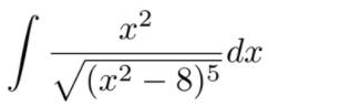 x2
xp=
V(a2 – 8)5
