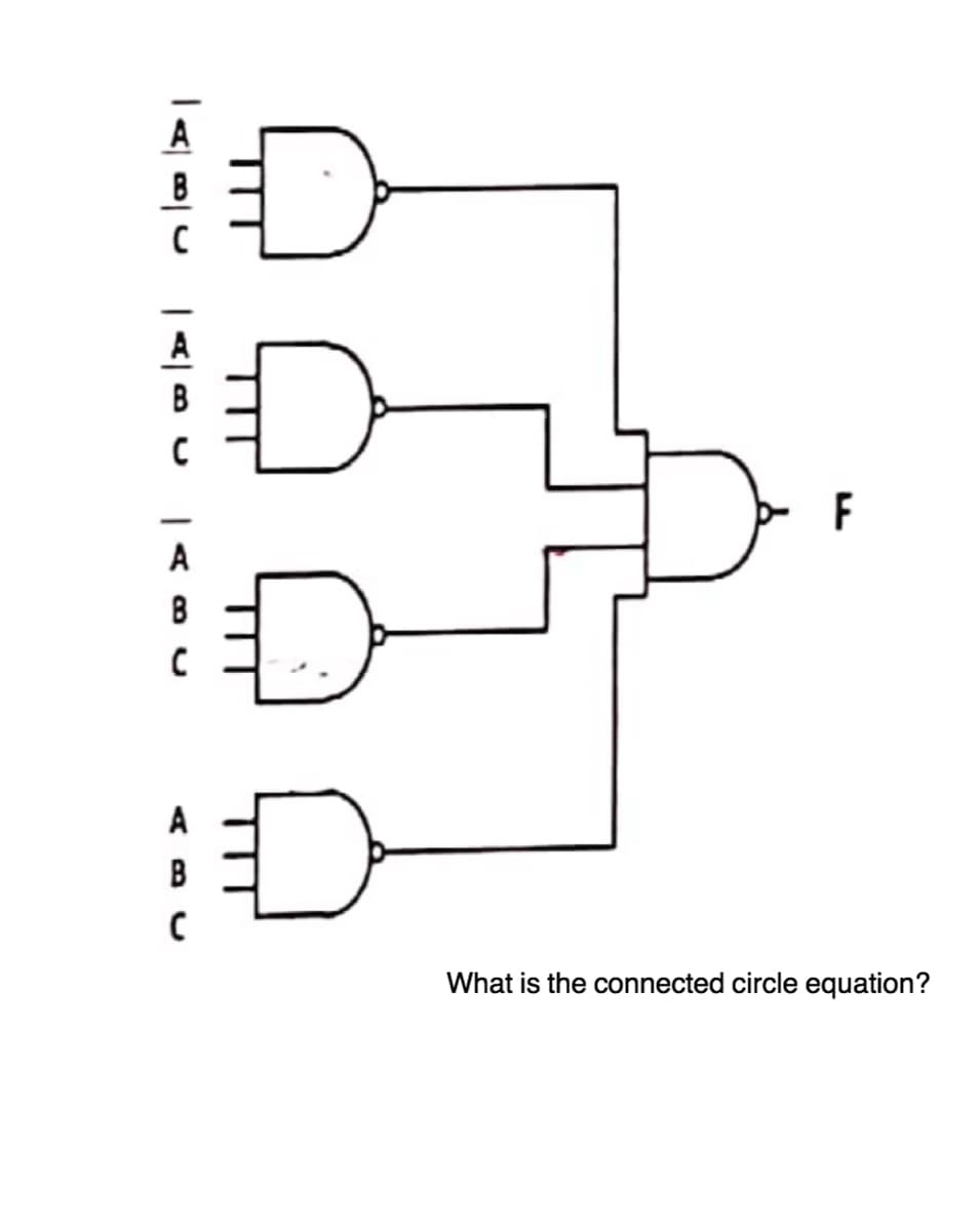 A
B
A
В
F
A
:D
A
B
What is the connected circle equation?

