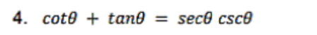 4. cote + tane = sece csce
%3D
