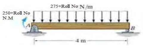 275+Roll No N /m
250+Roll No
N.M
4 m
