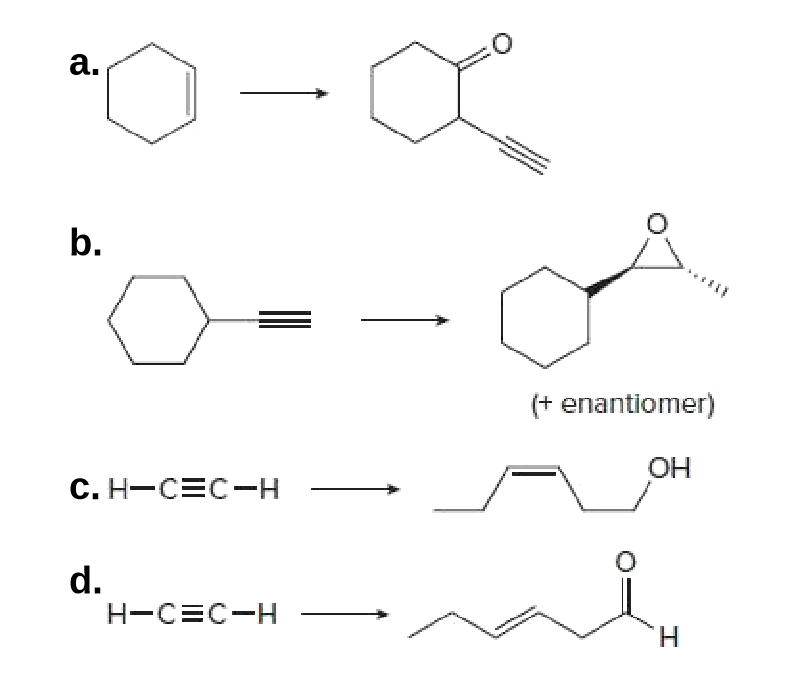 a.
b.
(+ enantiomer)
С. Н—сЕС-н
ОН
d.
H-C=C-H
Н
