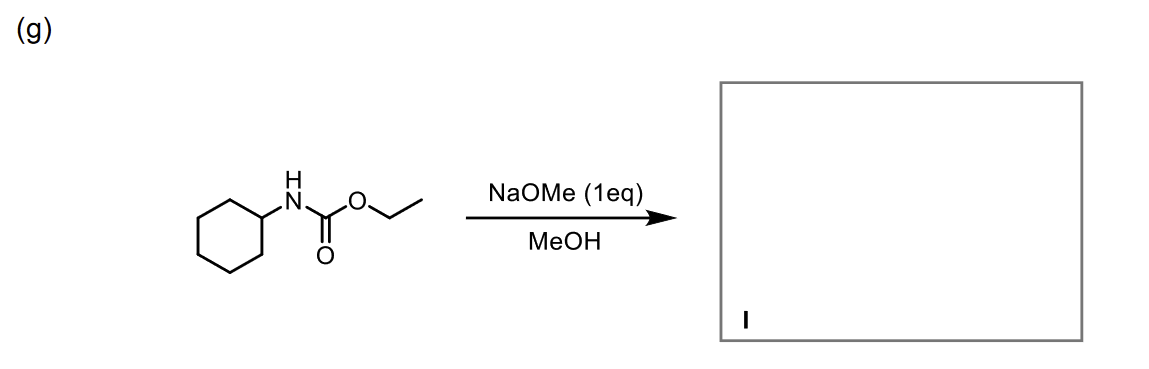 (g)
NaOMe (1eq)
MeOH
I