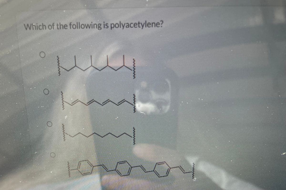 Which of the following is polyacetylene?