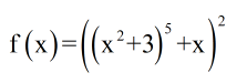 (x)=(x²-3)' +x)
2
5
