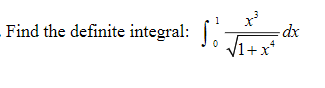 х
Find the definite integral: J.
-dx
/1+x*
