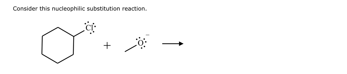 Consider this nucleophilic substitution reaction.
ci
+