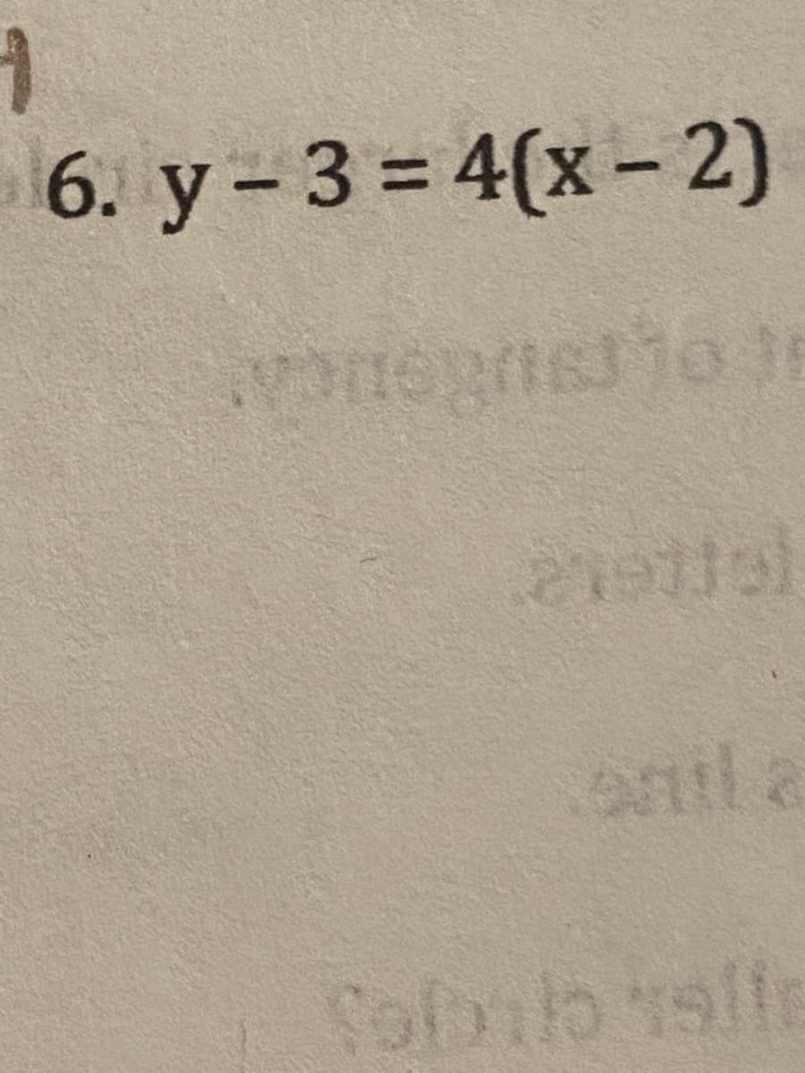 6. y-3 = 4(x- 2)
लावार
anil a
आा व व
