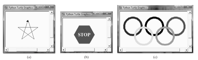 74 Python Turtle Graphics
74 Python Turtle Graphics
74 Python Turtle Graphics
STOP
(b)
(c)
