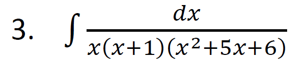dx
3. S:
x (х+1)(х2+5х+6)
