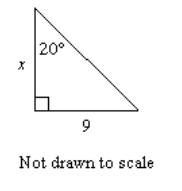 20°
9
Not drawn to scale
