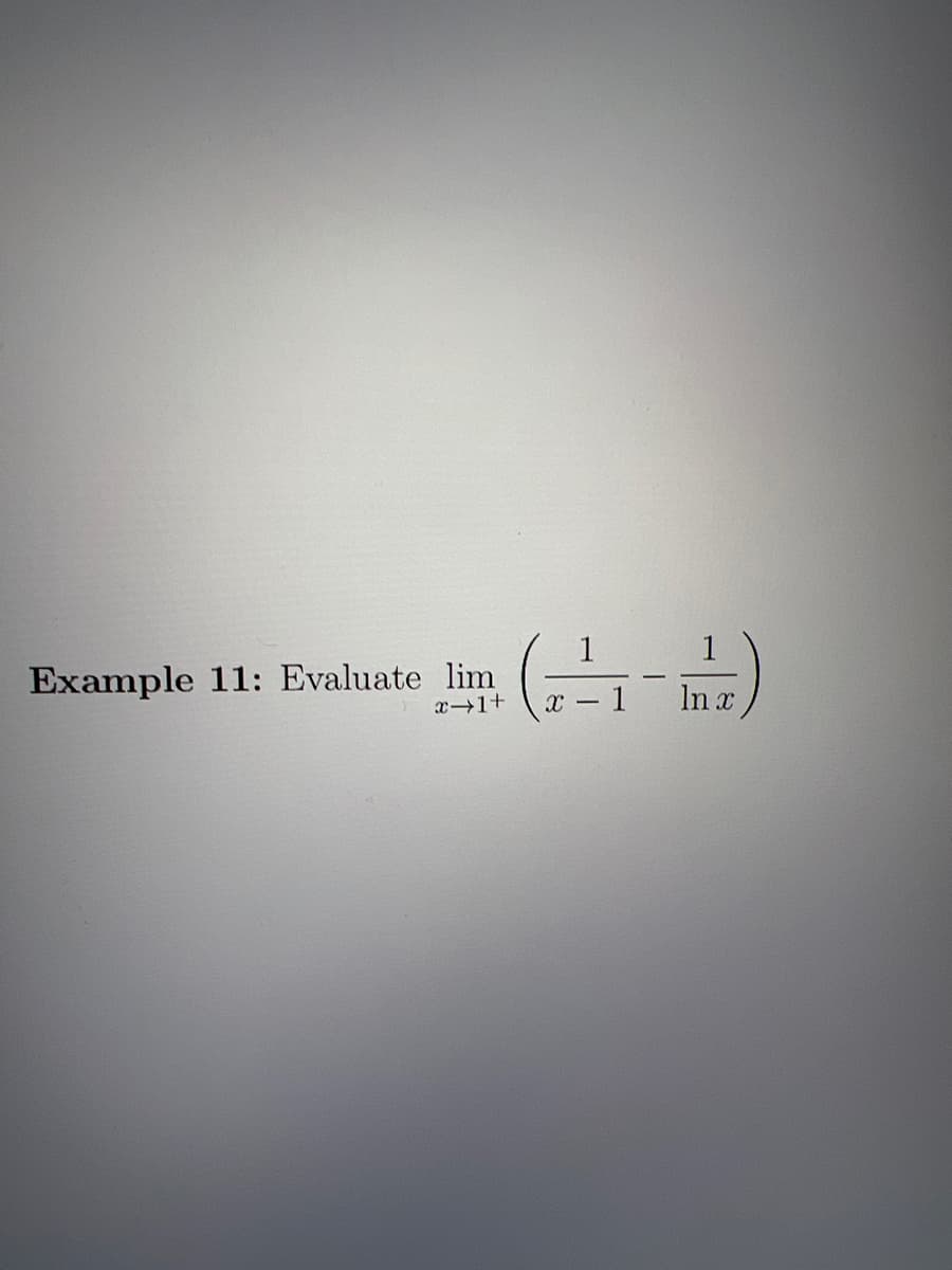Example 11: Evaluate lim
x+1+
(二)
In x