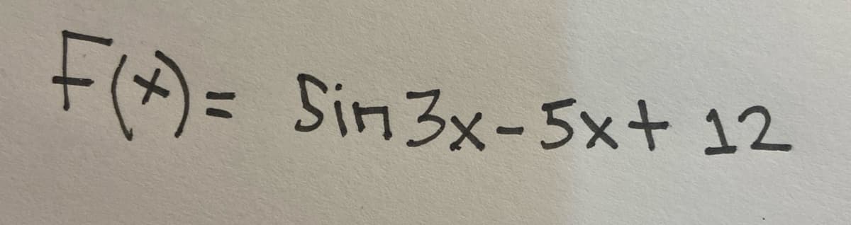 +()= Sin 3メ-5x+ 12
%3D

