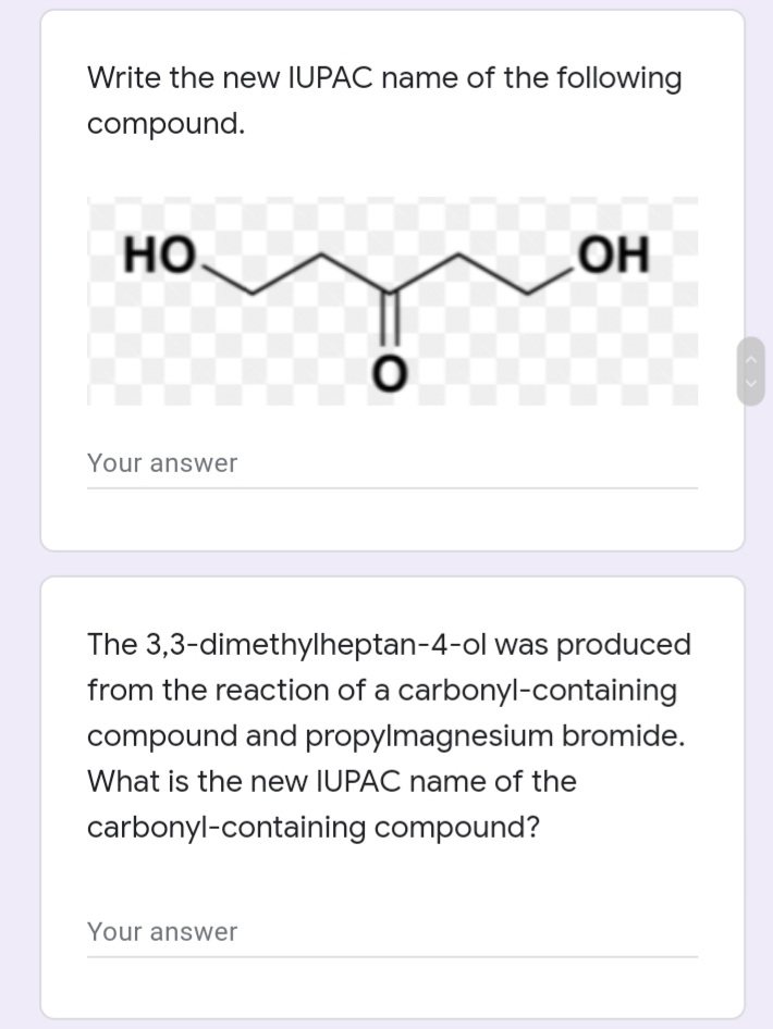 Write the new IUPAC name of the following
compound.
но
OH
