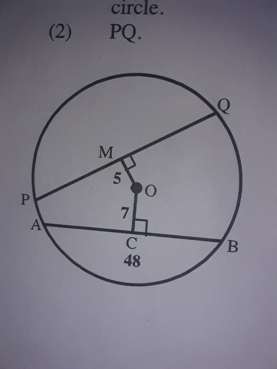 circle.
(2)
PQ.
48
