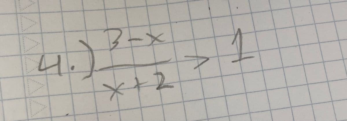 4.)
3-x
X+2
1