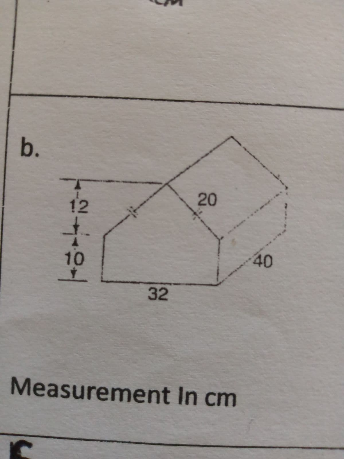 b.
12
_k
10
32
20
Measurement In cm
40