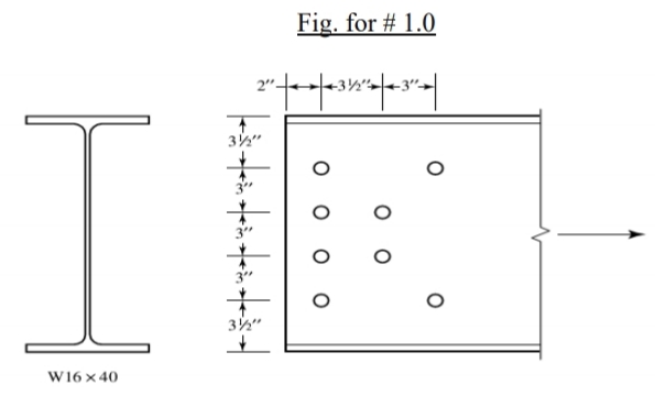 Fig. for # 1.0
I
3½"
W16 × 40
оо
