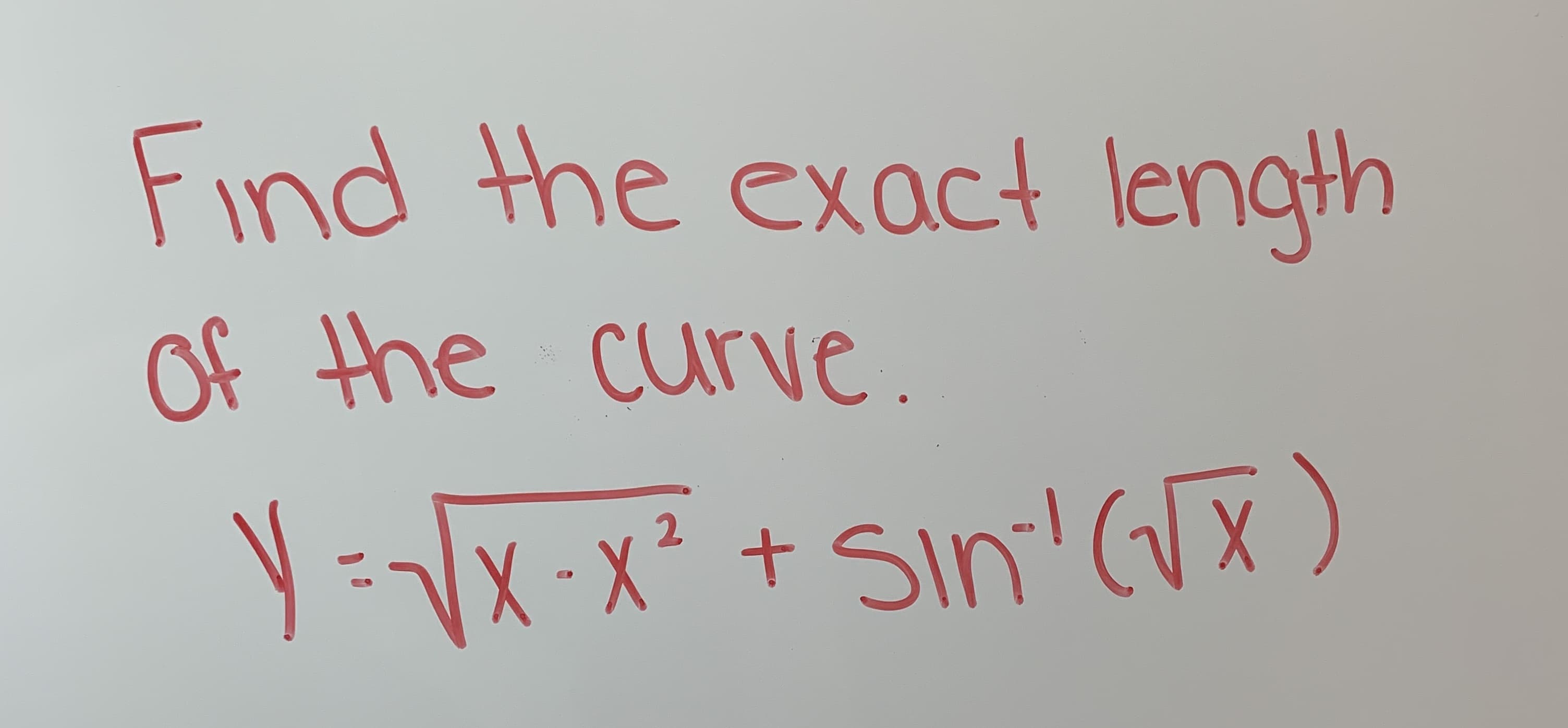 Find the exact length
or the curve
2.
