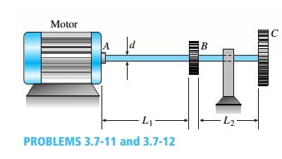 Motor
C
|d
L1-
L2-
PROBLEMS 3.7-11 and 3.7-12
