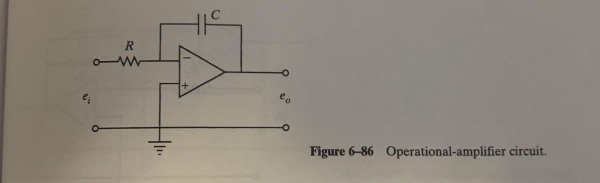 li
R
+
HIC
Figure 6-86 Operational-amplifier circuit.