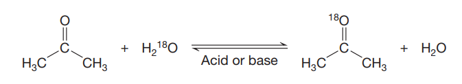 180
H,180
+ H20
+
H3C
CH3
Acid or base
H3C°
`CH3
+
