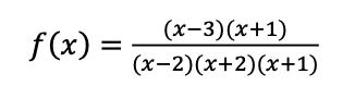 (х-3)(х+1)
f(x) =
(х-2)(х+2)(х+1)
