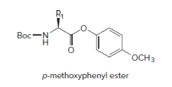 R1
Boc-N
OCH3
p-methoxyphenyl ester
